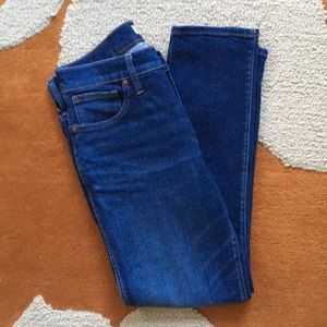 Madewell slim straight jeans Hammond wash